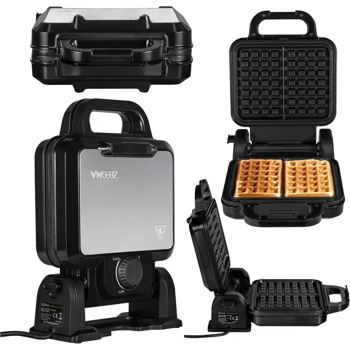 Gofree Chef Gaufrier Haute Puissance 1200 W Pour Gaufres Belges Double Revêtement Antiadhésif Contrôle De La Température[AA344]