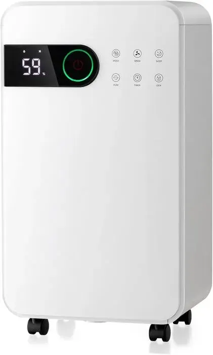 GOPLUS Déshumidificateur d’Air Portable 15L/Jour avec Réservoir Eau 22L-3 Modes 2 Vitesse pour Pièces 15m²