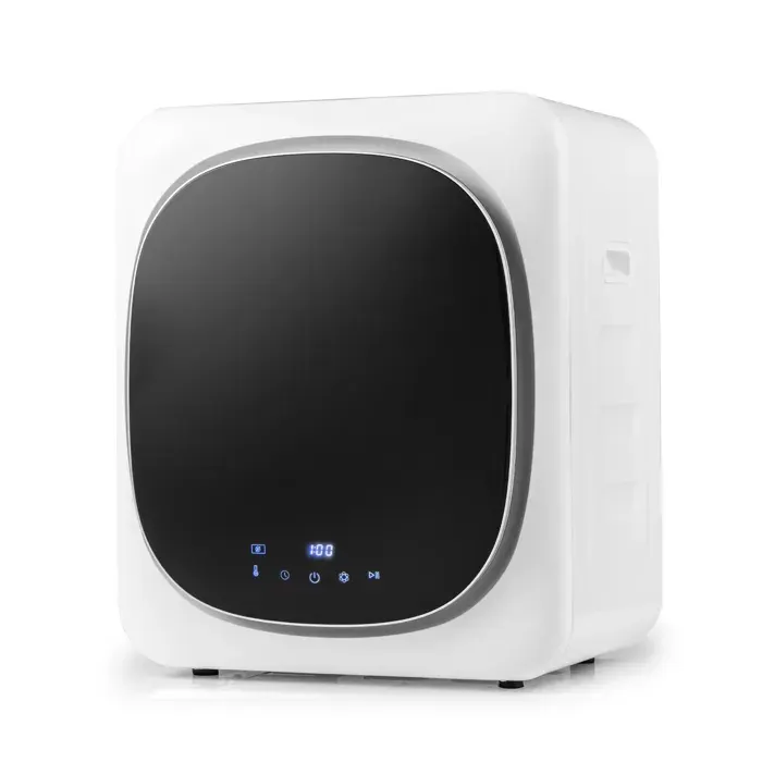 GOPLUS Sèche-Linge Electrique 800 W avec Ecran Tactile LED Sèche-Linge Compact en Acier Inoxydable de Grande Capacité de 25 kg