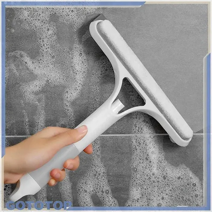 GOTOTOP essuie-glace miroir Essuie-glace 3 en 1 pulvérisation deau raclette de nettoyage de electromenager electrique