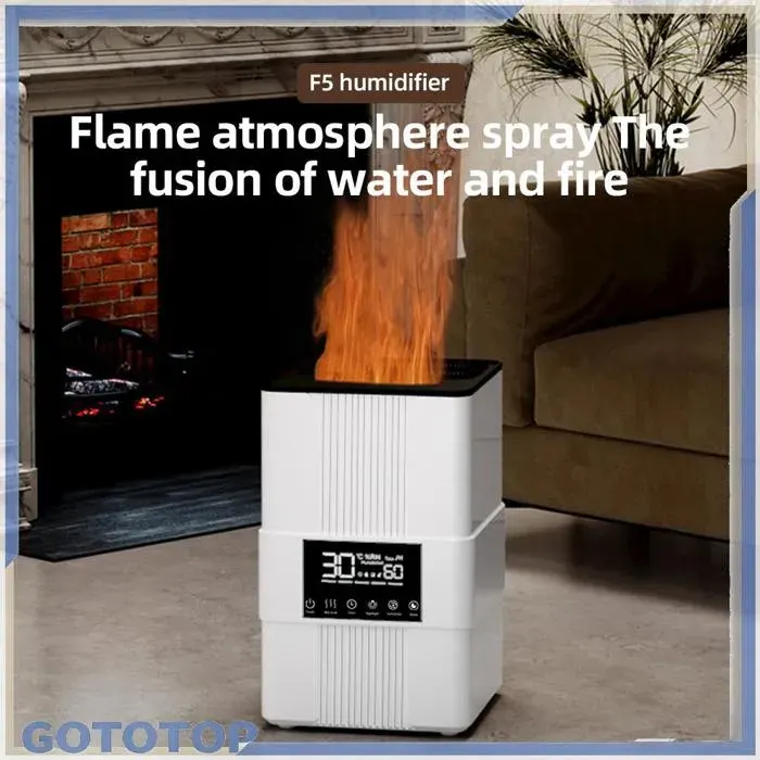 GOTOTOP humidificateurs à brume fraîche Humidificateurs pour chambre à coucher electromenager humidificateur Prise UE blanche