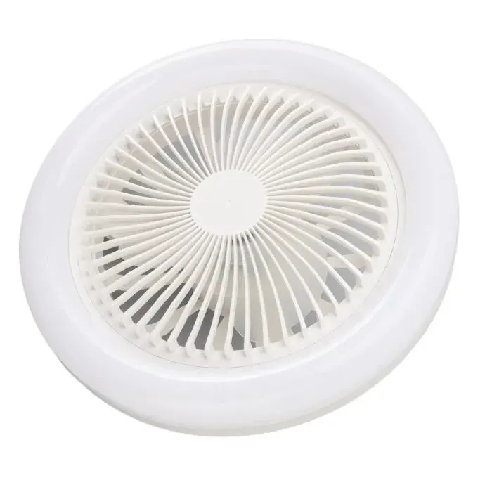 GOTOTOP Lumière de ventilateur de plafond Lampe de ventilateur de plafond 36W 98 pouces Petite lampe de ventilateur LED
