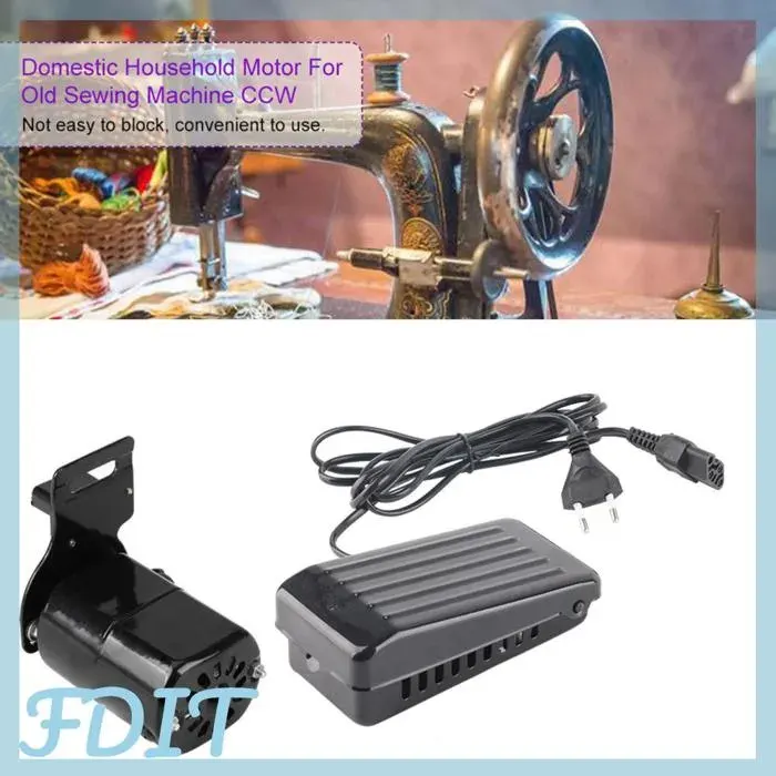 GOTOTOP moteur de machine à coudre Moteur Domestique à Grande vitesse. Moteur à Pédale Pratique pour les electromenager machine