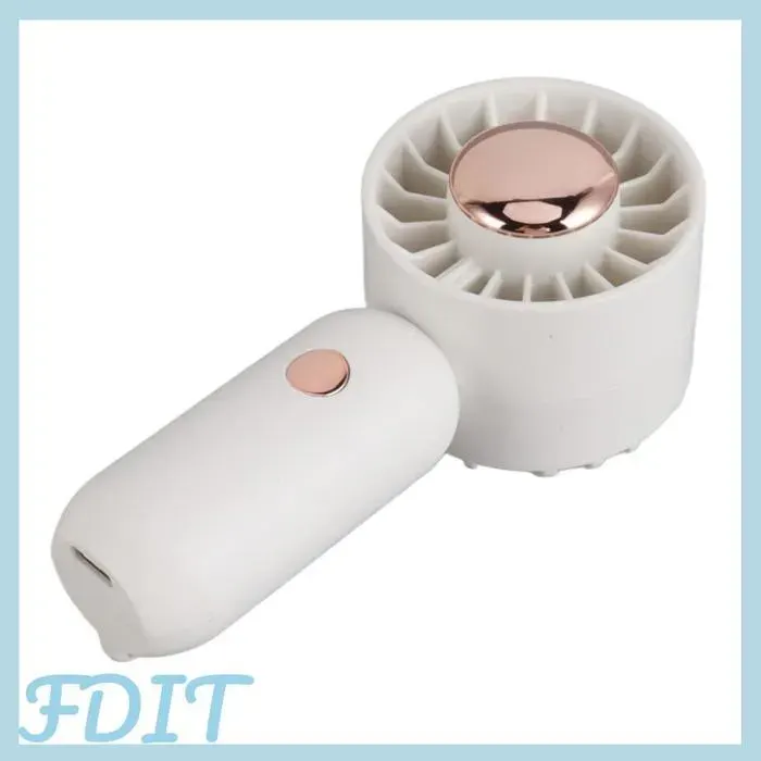 GOTOTOP Ventilateur portatif Hand Held Fan Outdoor Portable USB Rechargeable Small Desk Fan electromenager