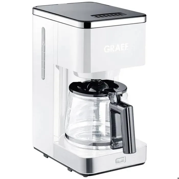Graef FK 401 Cafetière blanc Nombre de tasse=10 verseuse en verre fonction de conservation de la chaleur
