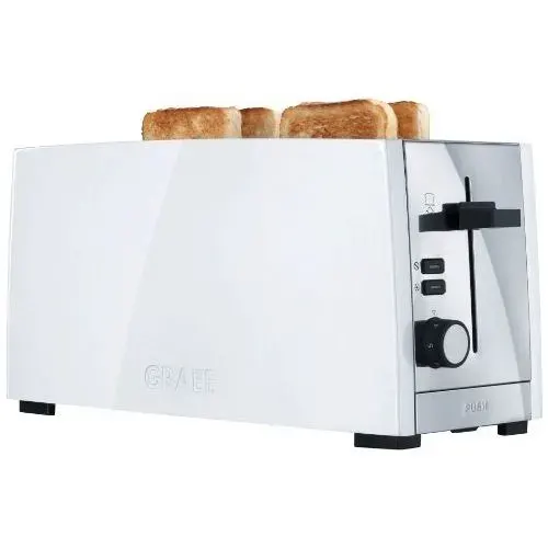 GRAEF TO101 Grille-pain - Blanc inox
