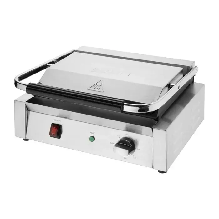 Grand Gril de Contact Simple Plaques Lisses 22 kW - Buffalo