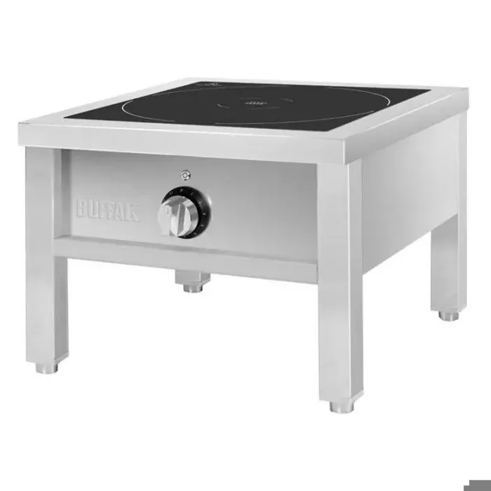Grande plaque induction électrique câblage inclus 8000 W 400 V - TRI