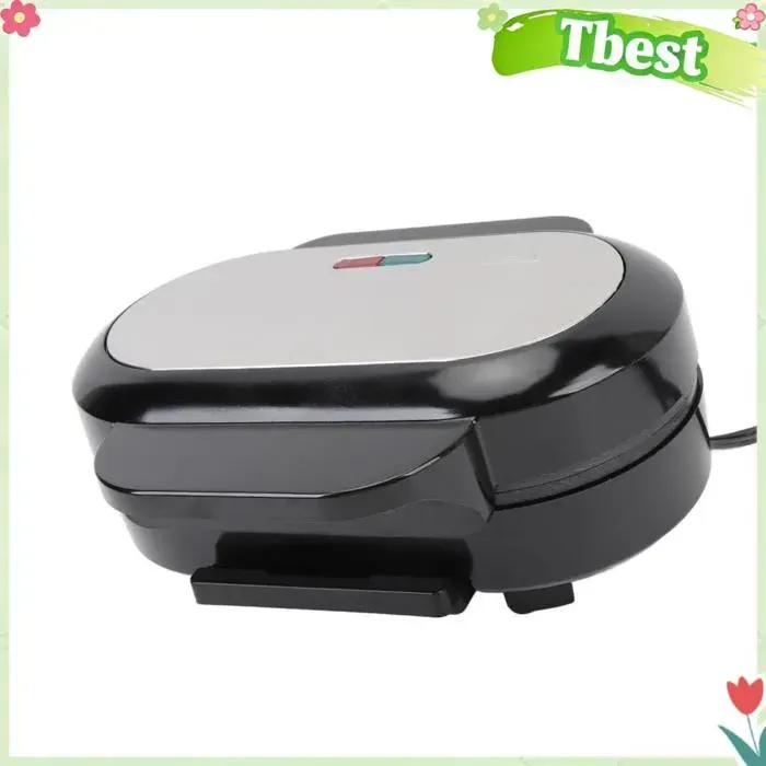Gril à hamburger électrique - TBEST - Tbest - Compact - Multifonction (œufs hamburgers crêpes) - Noir — coloris Noire