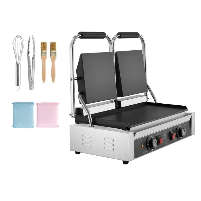 Gril à panini électrique - DUOKU - YS-813-EU - 3600 W - 485x23 cm - Réglage 50-300°C