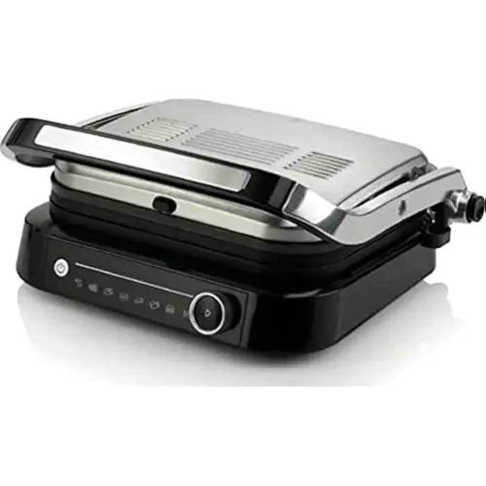 Gril Contact - HISENSE - HCG2100S - Acier Inoxydable - 38x32 cm - Noir