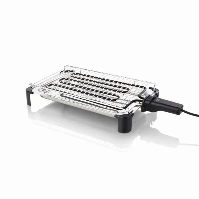 Gril électrique - Grillie - GR-200.006A - 2000 W - Inox - Amovible pour nettoyage facile