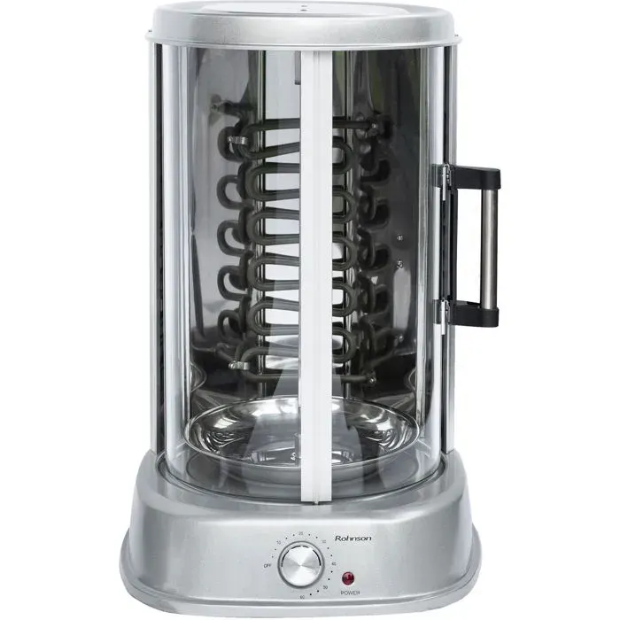 Gril électrique - ROHNSON - R-2540 - 1800 W - Surface 408 x 215 cm - Bac de récupération
