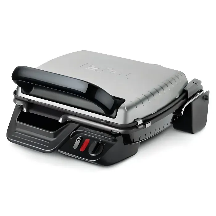 Gril électrique TEFAL GC306012 Ultra Compact 600 Comfort - Inox/noir - 2000 Watt - 600 cm²