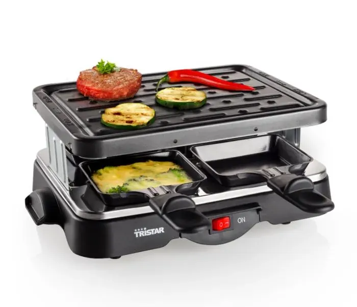 Grill à raclette Tristar RA-2949 noir - 4 personnes - 500 W