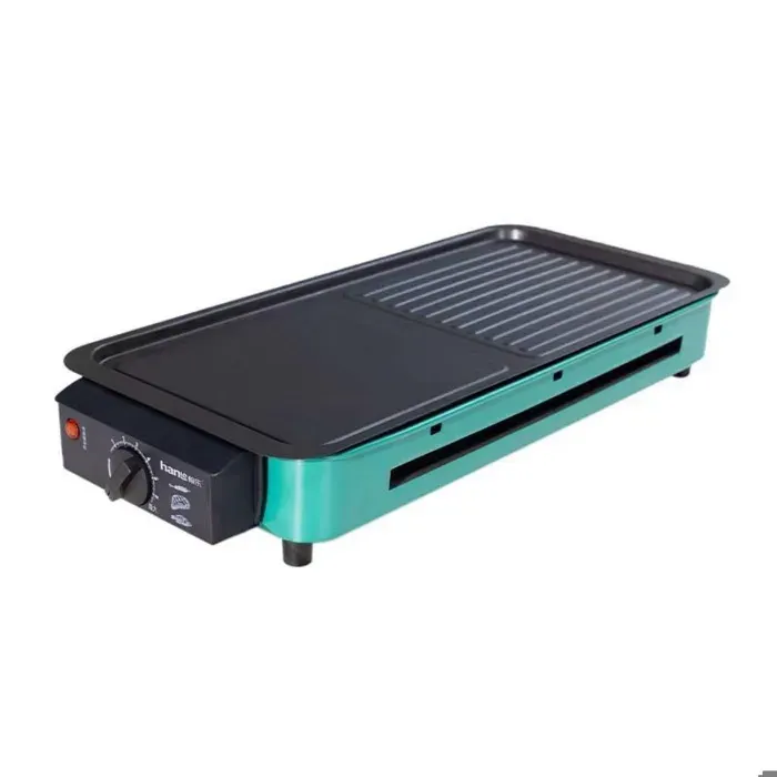 Grill électrique 110V 1500W sans fumée équipé d’une grille idéal pour grillades viandes et brochettes domestiques