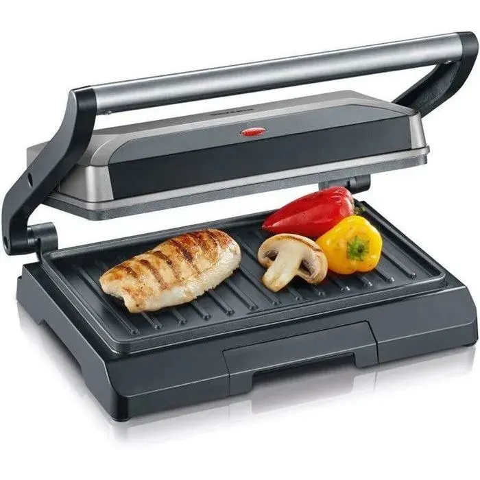 Grill Electrique KG2394 - Surface cuisson 23x145cm - Plaques anti-adhésives - 800W Label