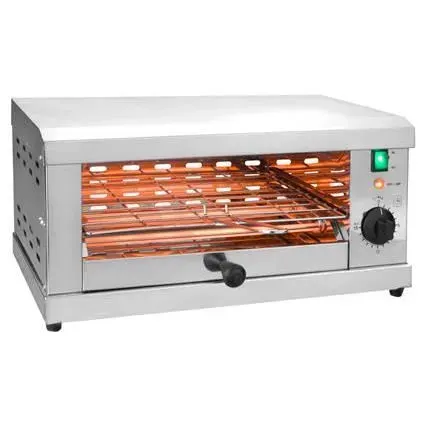 Grill Électrique - LACOR - Horizontal - 2000W - Gris - 24x26x50 cm — coloris Grise