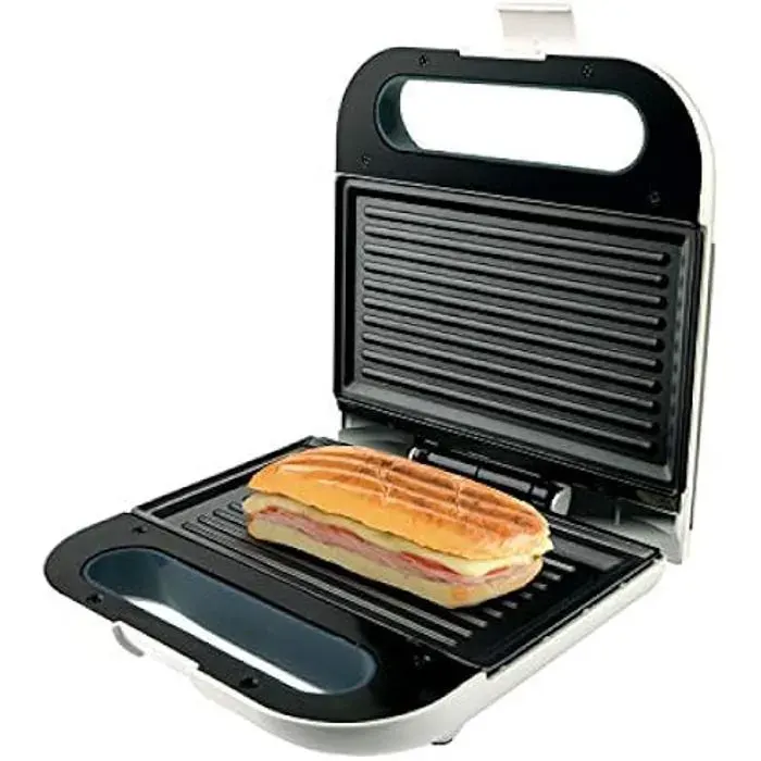 Grill électrique - TAURUS - Phoenix Luxe - 800W - Plaques anti-adhésives - Inox
