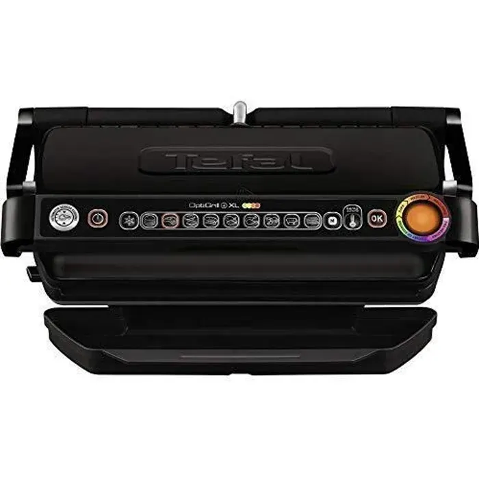 Grill électrique - Tefal - Optigrill+ XL GC722 - Noir - Plaques anti-adhésives - Grande capacité