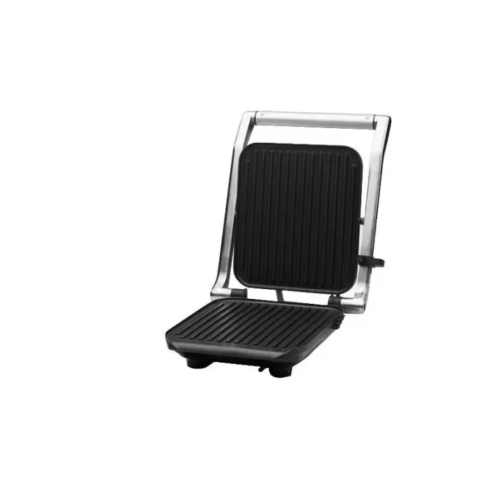 Grill & Panini Maker - OBH NORDICA - SILVER - Plaques anti-adhésives - Compact - 1800 Watt