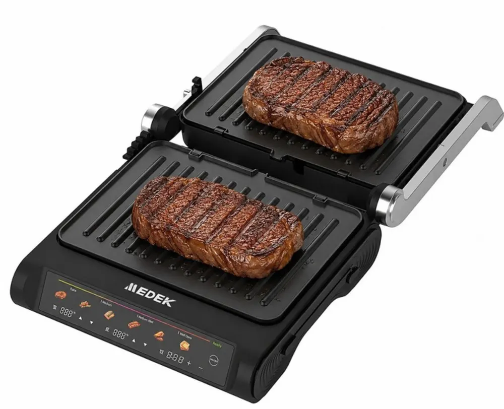Grill viande avec plaques de grill amovibles - MED-MDGR62 MEDEK