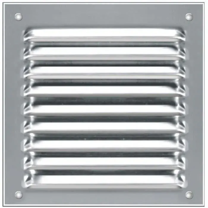 Grille daération métallique - 150x150 mm