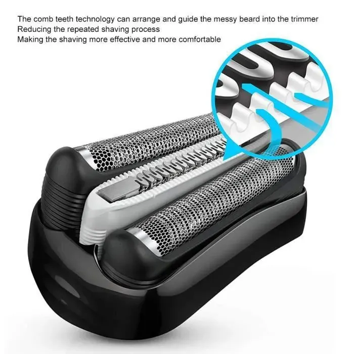 Grille de rechange - Braun - 3 Series 300S/301S/310S - Technologie de peigne