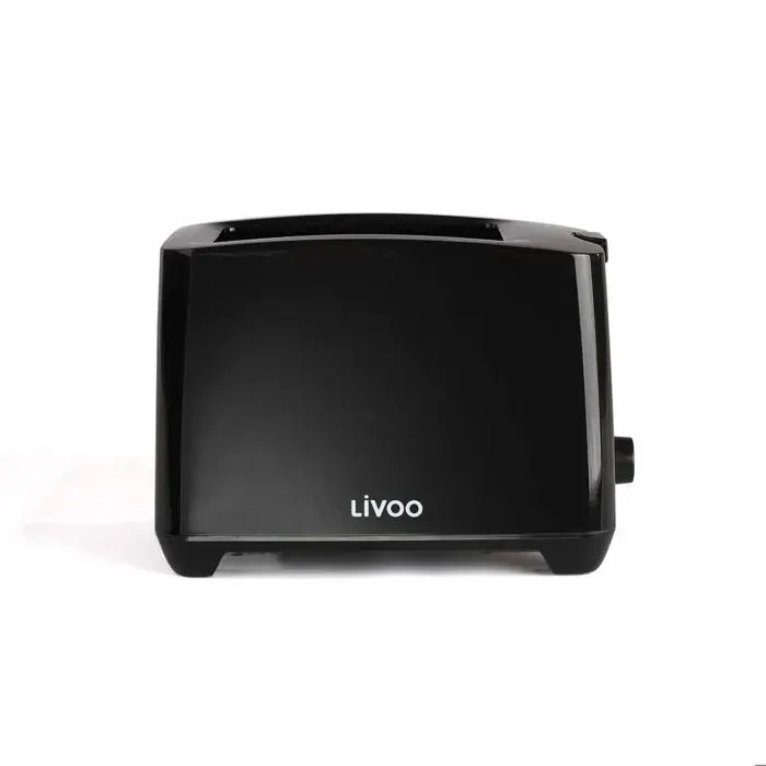 Grille-pain 2 fentes - LIVOO - DOD162N - 750 W - Thermostat réglable : 7 niveaux - Noir