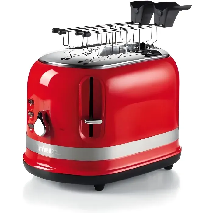 Grille-pain - Ariete - Moderna - 2 tranches - 815W - Rouge