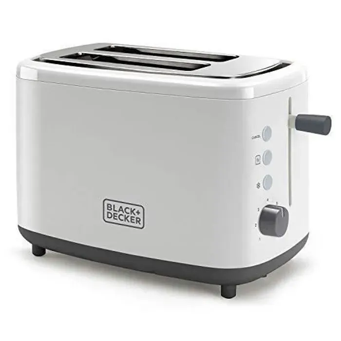 Grille-pain - BLACK+DECKER - BXTO820E - 820W - 2 fentes - 3 fonctions