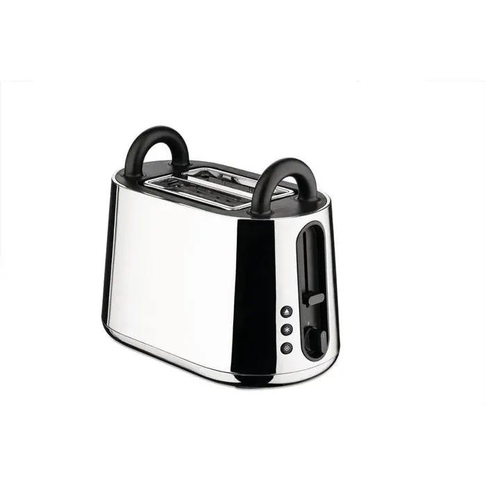 Grille-pain électrique - ALESSI - Toru - Design Nendo - Inox 18/10 & résine noire - Réchauffage/Décongélation
