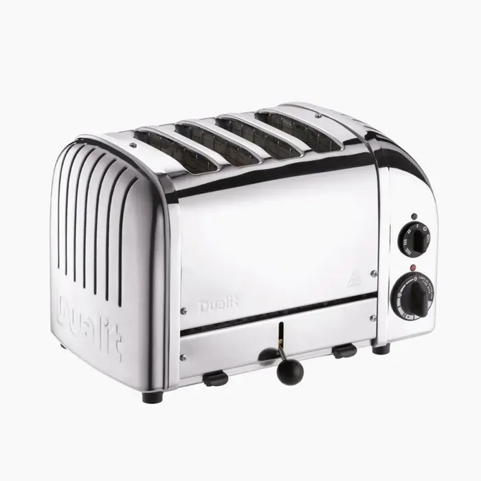 Grille-pain électrique - DUALIT - 4 tranches - 2200W - Fonction décongélation et bagels