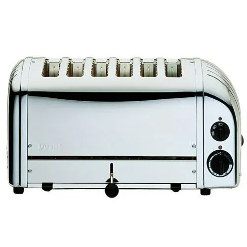 Grille-pain électrique DUALIT VARIO - 6 Fentes - Inox