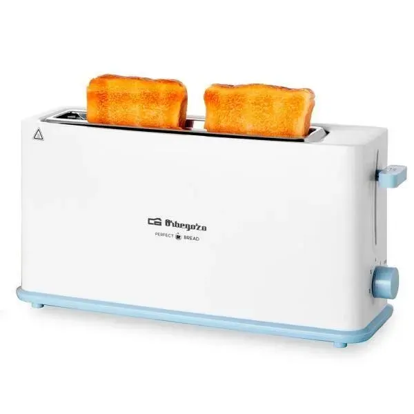 Grille-pain électrique ORBEGOZO TO4014 - Blanc - 850W - 7 niveaux de puissance - Arrêt automatique