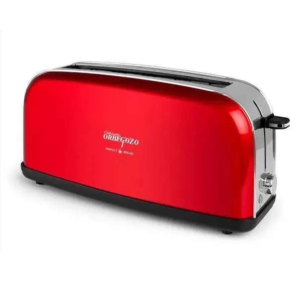 Grille-pain électrique - Orbegozo - TOV 6200 - Rouge - 2 tranches - 700-850 W