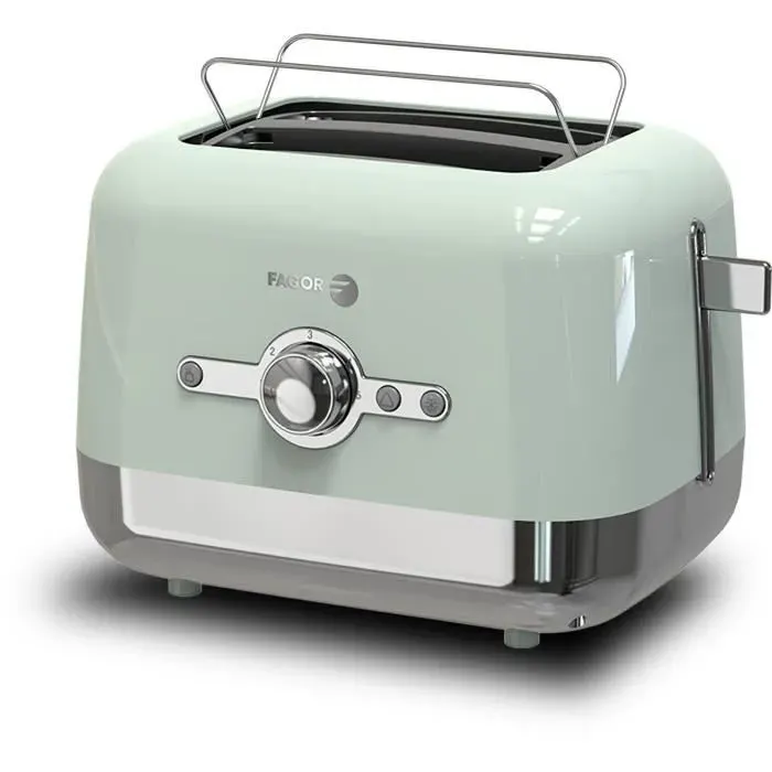 Grille-pain - FAGOR - FG1930 - 3 fonctions : Réchauffage Annulation Décongélation - Vert