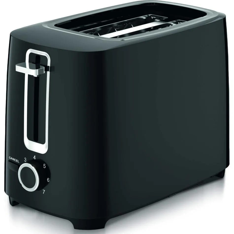 Grille-pain KITCHEN CHEF KS.TOASTBLACK2T — coloris Noir