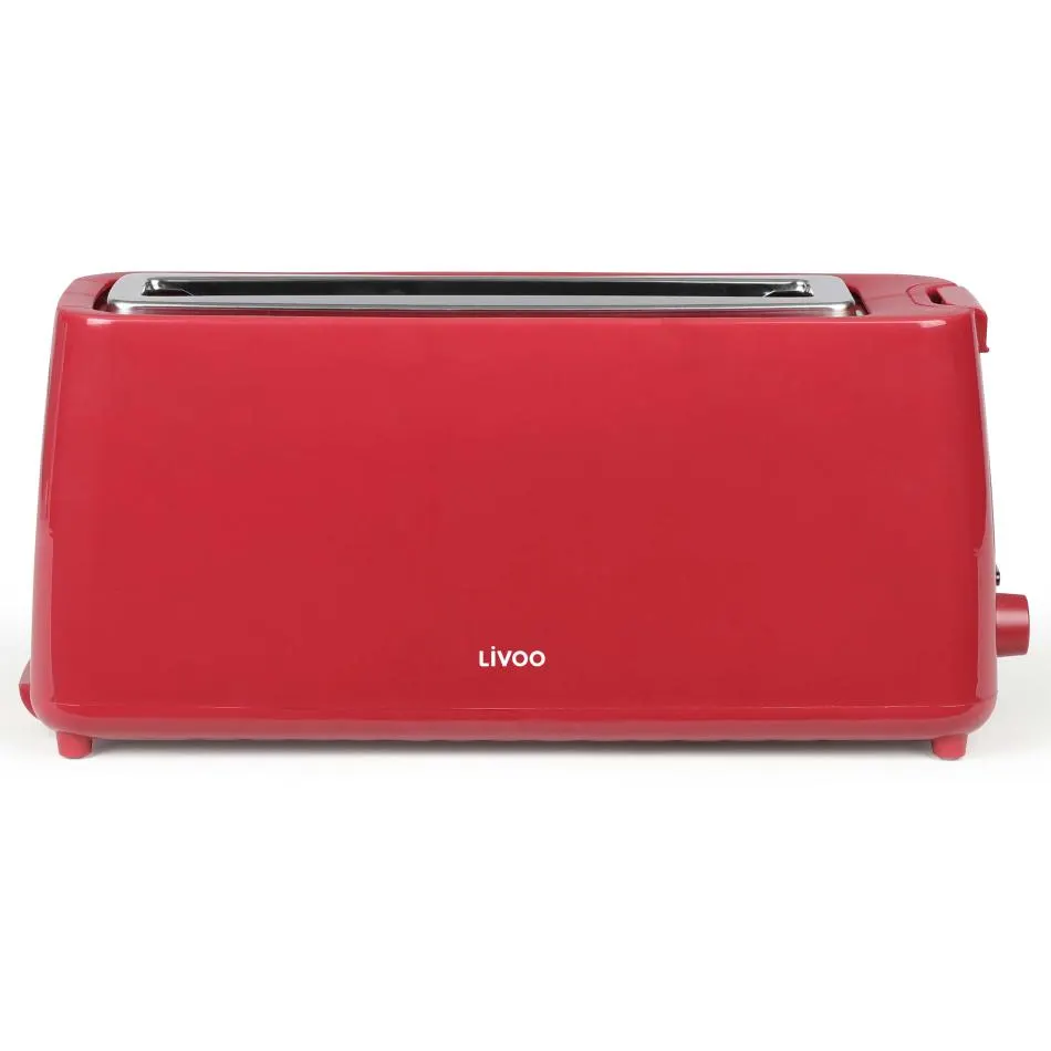 Grille-pain LIVOO DOD168RC — coloris Rouge