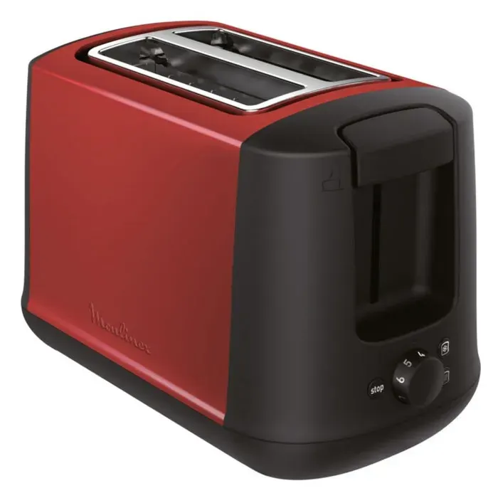 Grille pain MOULINEX Subito rouge - 2 fentes 7 positions