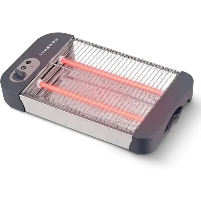 Grille-pain - PAPECO - Tsp-G2 - 600 W - 4 tranches - 6 niveaux de brunissage