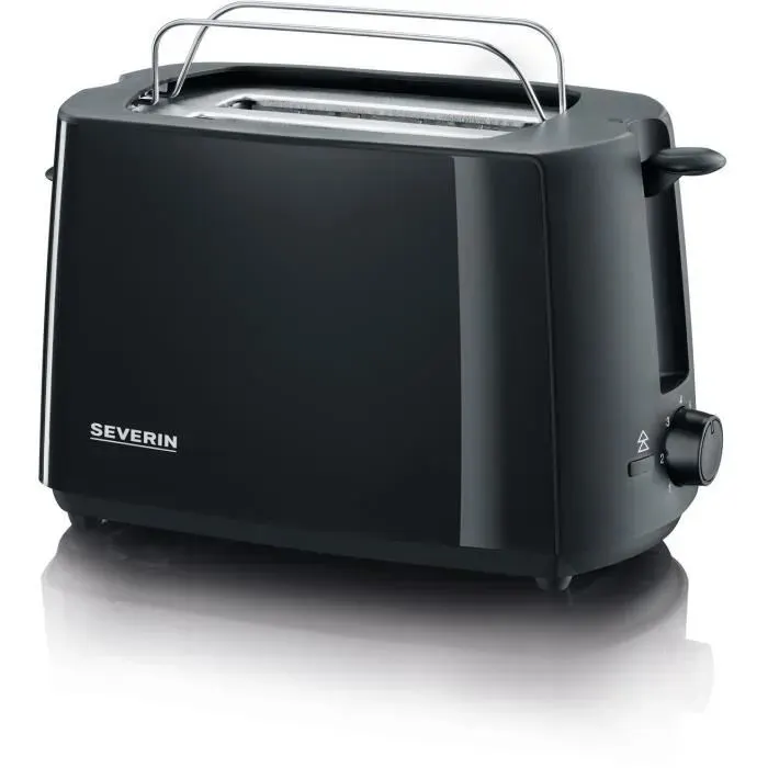 Grille-pain SEVERIN AT2287 - 700 W 2 tranches brunissage réglable support viennoiseries noir