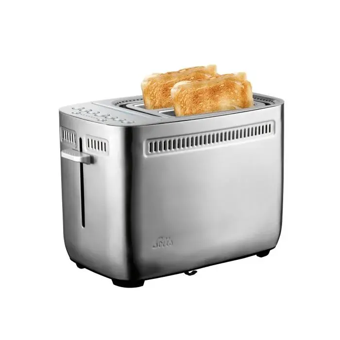 Grille-pain - SOLIS - 8003 - Fentes extra larges - Fonction Turbo - Fonction Bagel