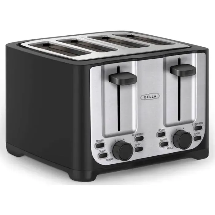 Grille-pain - SUTEO - 17881 - 4 fentes - Acier inoxydable - 1500W