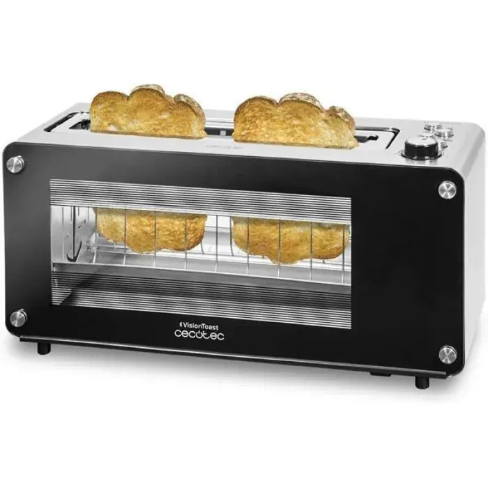 Grille-pain - SUTEO - Visiontoast - Fenêtres en verre - 7 niveaux - 1260 W - - GRILLE-PAIN ALIMENTAIRE