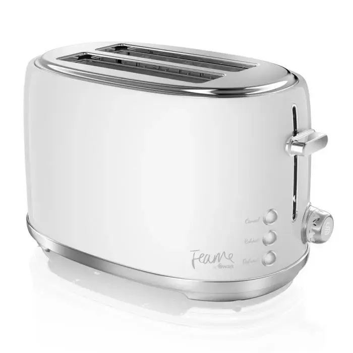 Grille-pain - Swan - Fearne - Truffe - 2 tranches - 6 niveaux de dorage — coloris Gris