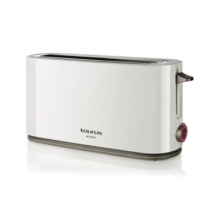 Grille-pain TAURUS Mytoast - Fente extra longue - 7 niveaux - 1000W - Blanc — coloris Blanche