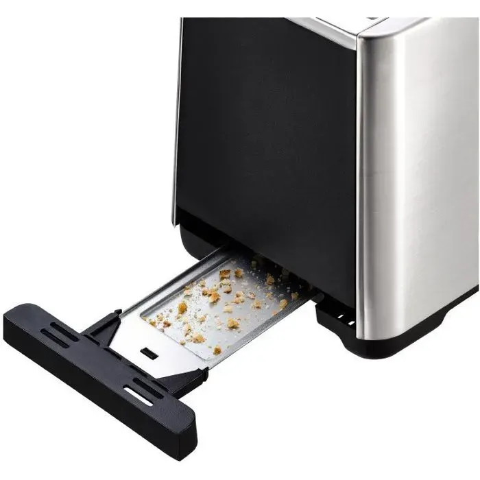 Grille-pain - TEFAL - TT420D30 - 900 W - 2 tranches - Acier inoxydable