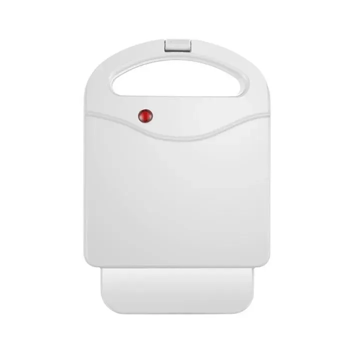Grille-Sandwich Antiadhésif 650W - Mini Machine de Petit Déjeuner - Chauffe Rapide - Blanc - Facile à Utiliser et Nettoyer