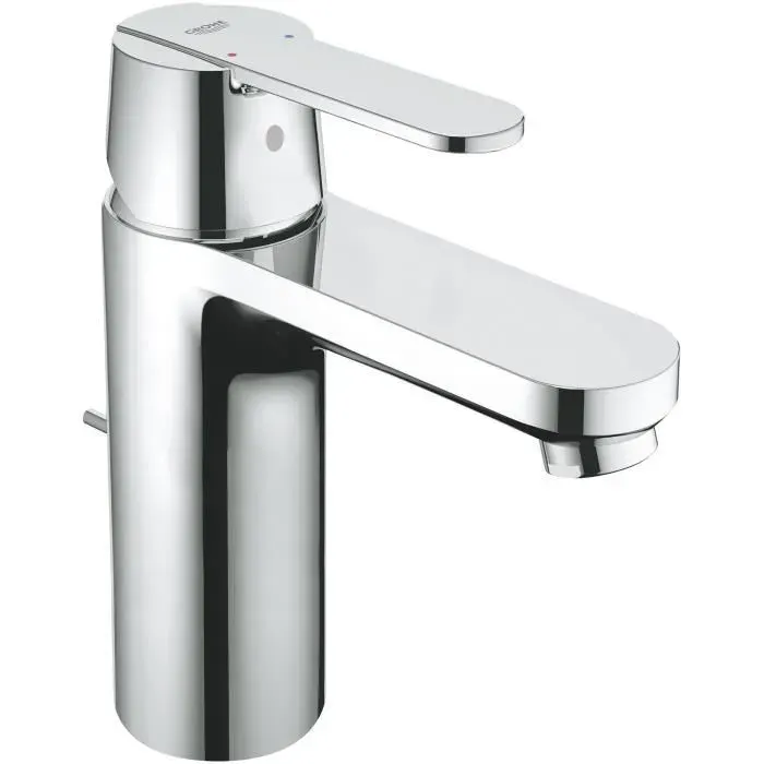 GROHE Robinet de salle de bains lavabo Get tirette de vidage bonde incluse robinet mousseur économie deau taille M 23454000